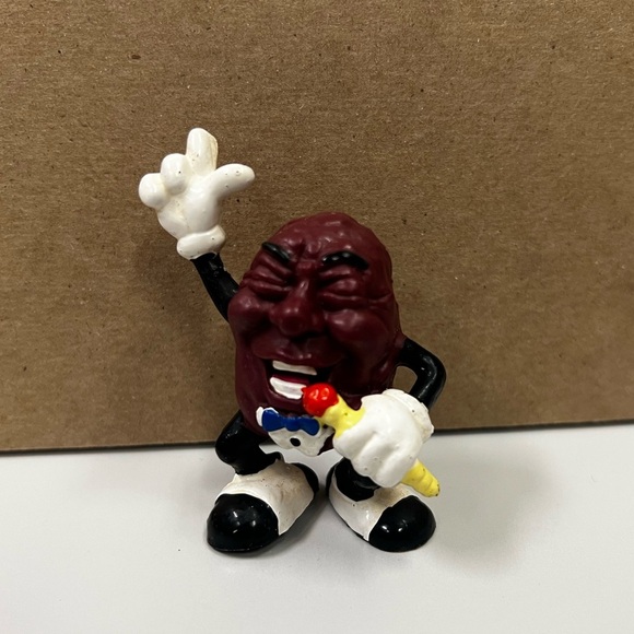 Vintage 1987 Applause California Raisins Singer 2" Mini Figure - Picture 1 of 5